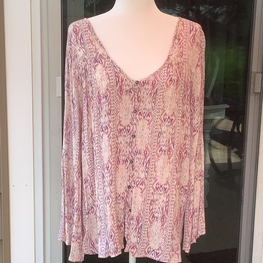Billabong Long Sleeve Blouse